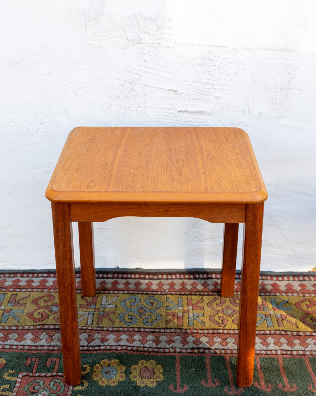 Vintage Teak Square Side Table