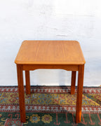 Vintage Teak Square Side Table