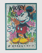 Vintage Mickey & Nordstrom Signed Poster Framed