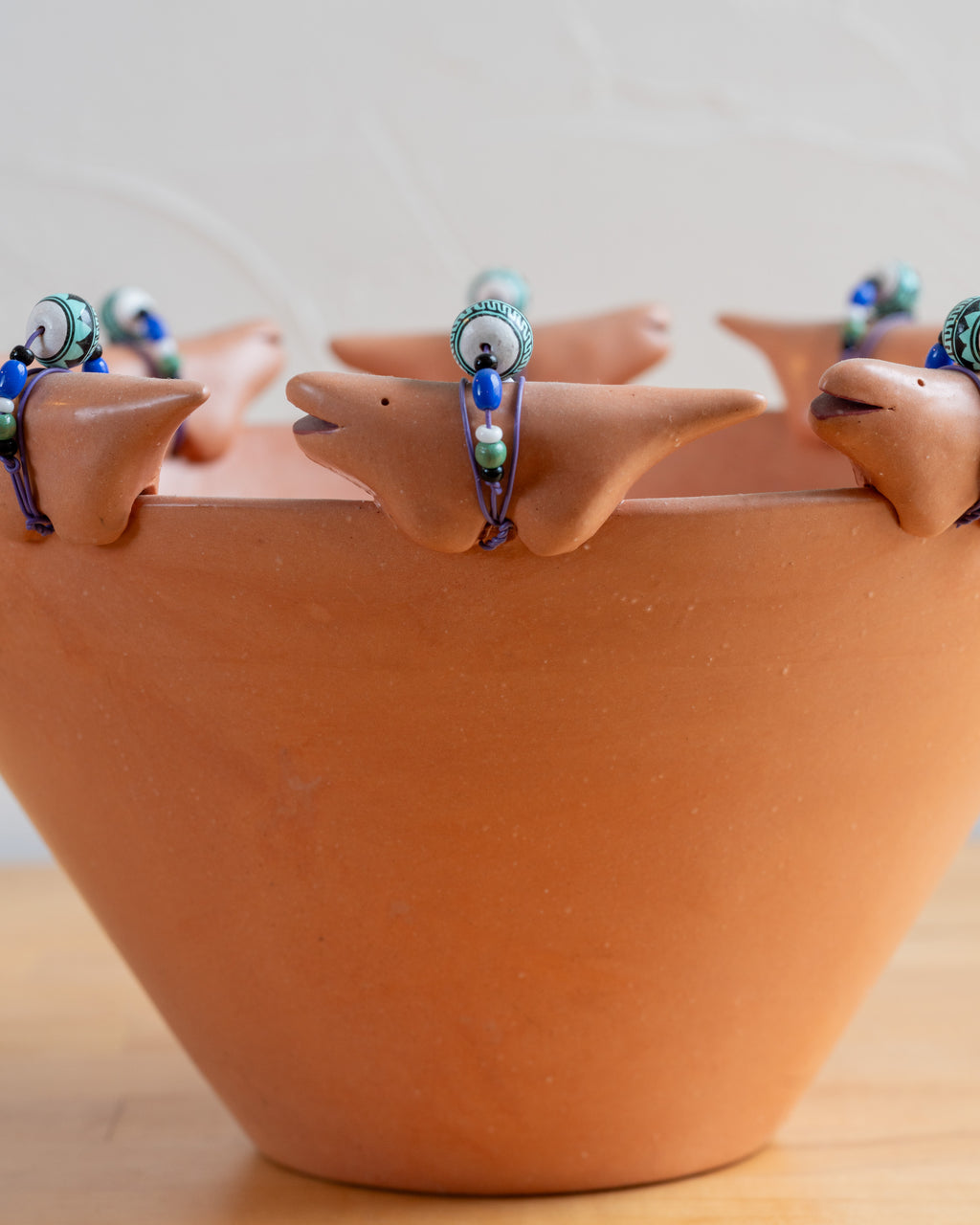 Whimsical Art Pottery Large Pot by Robin Spear