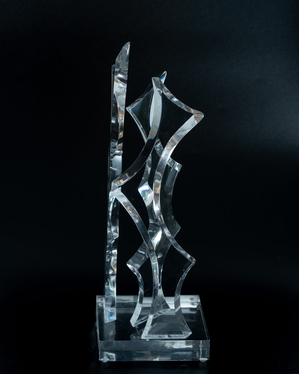 Vintage Norman Mercer Lucite Sculpture