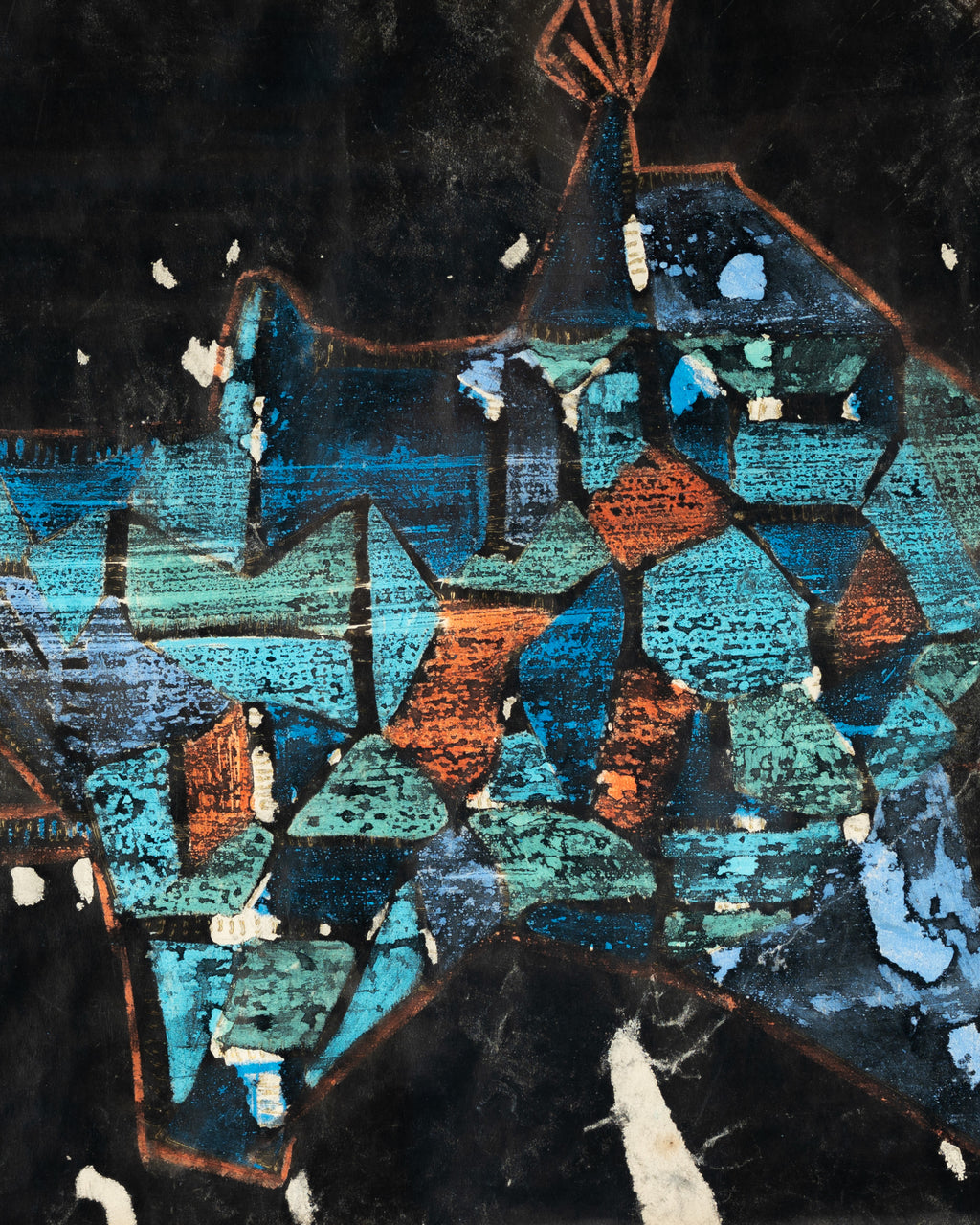 "El Chonchon" Mixed Media by Susana Guevara Chilean Artist