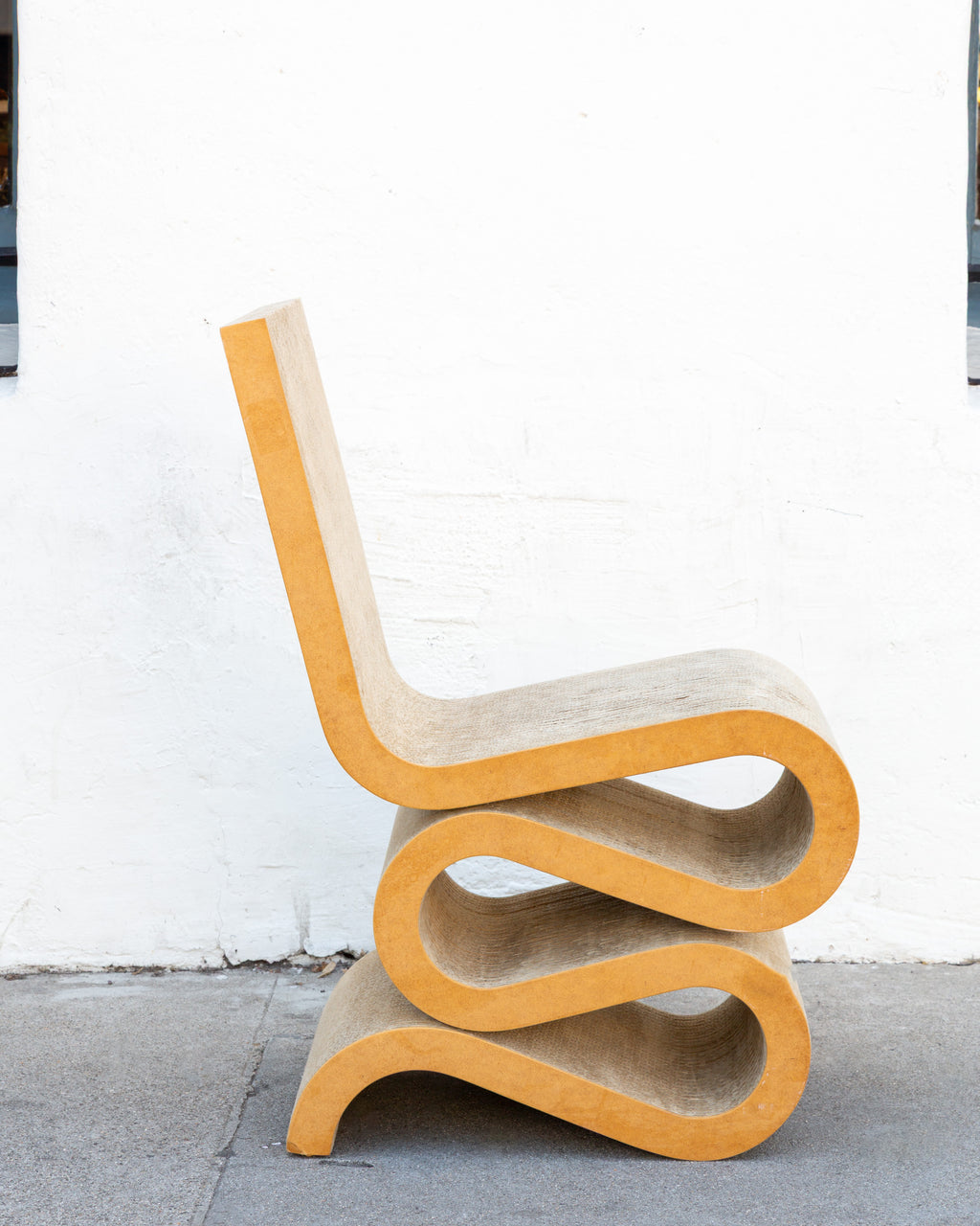 "Wiggle" Side Chair by Frank Gehry for Vitra, Originally Designed in 1972