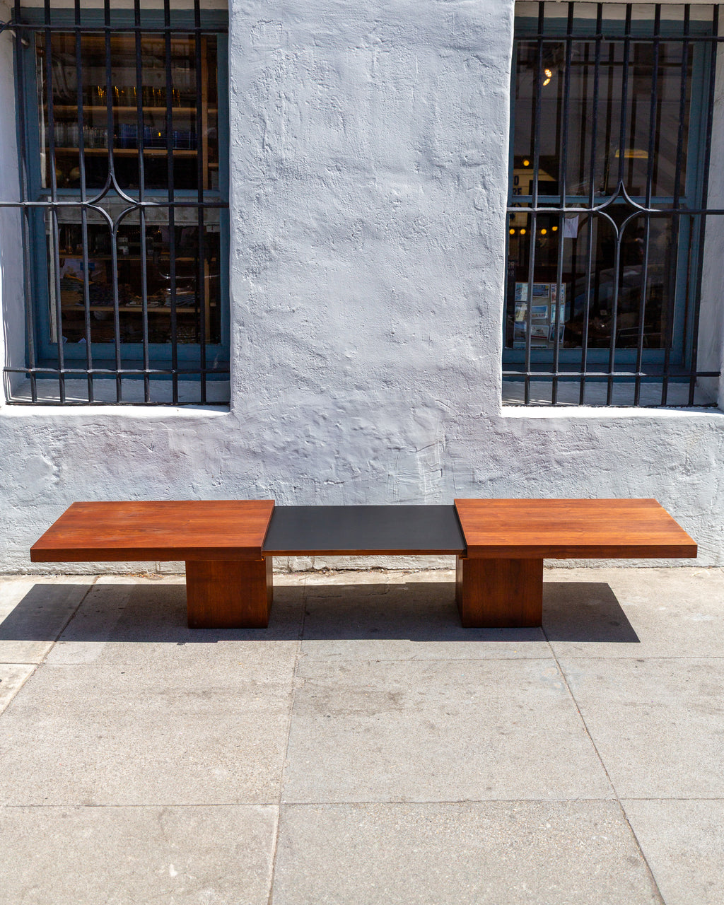 Mid-Century Walnut Expanding Coffee Table by John Keal for Brown Saltman