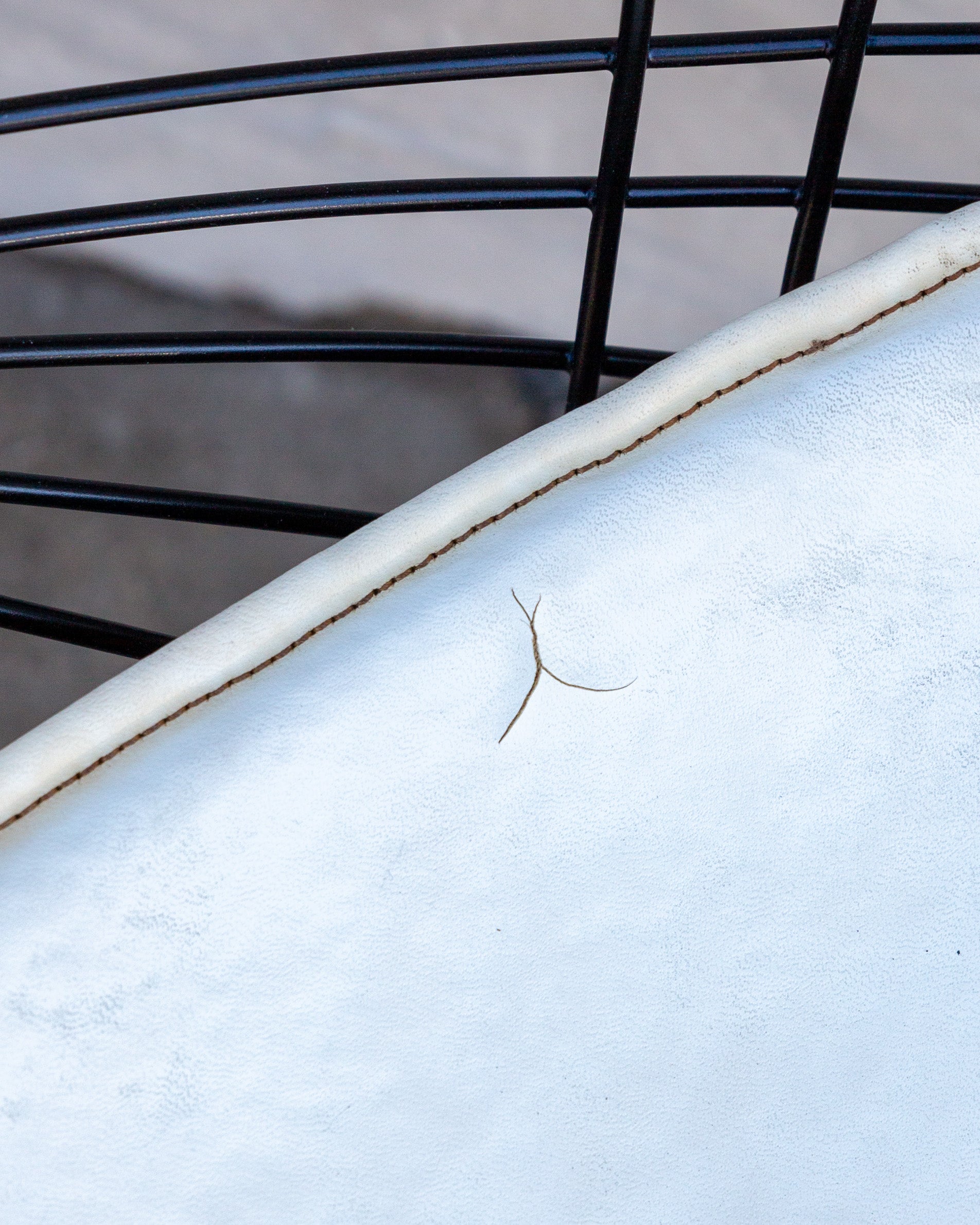 Eames DKR-2 Early 1950's New Powder Coat with Original Cushions