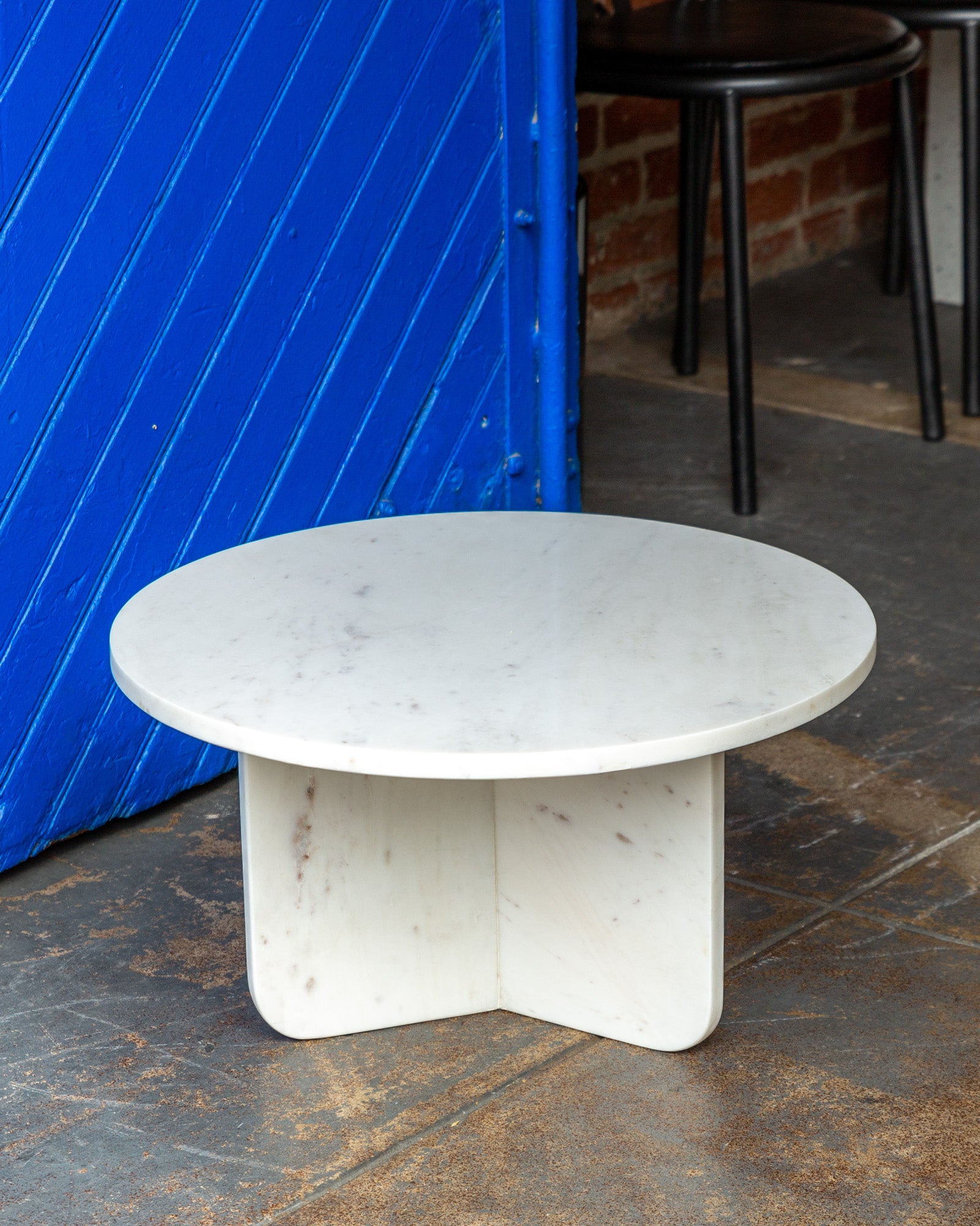 White Marble Side Table