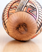 Polychrome Hopi Jar/Vase by Tom Polacca signed (1935-2003)