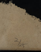 Wood Block Print On Japanese Paper