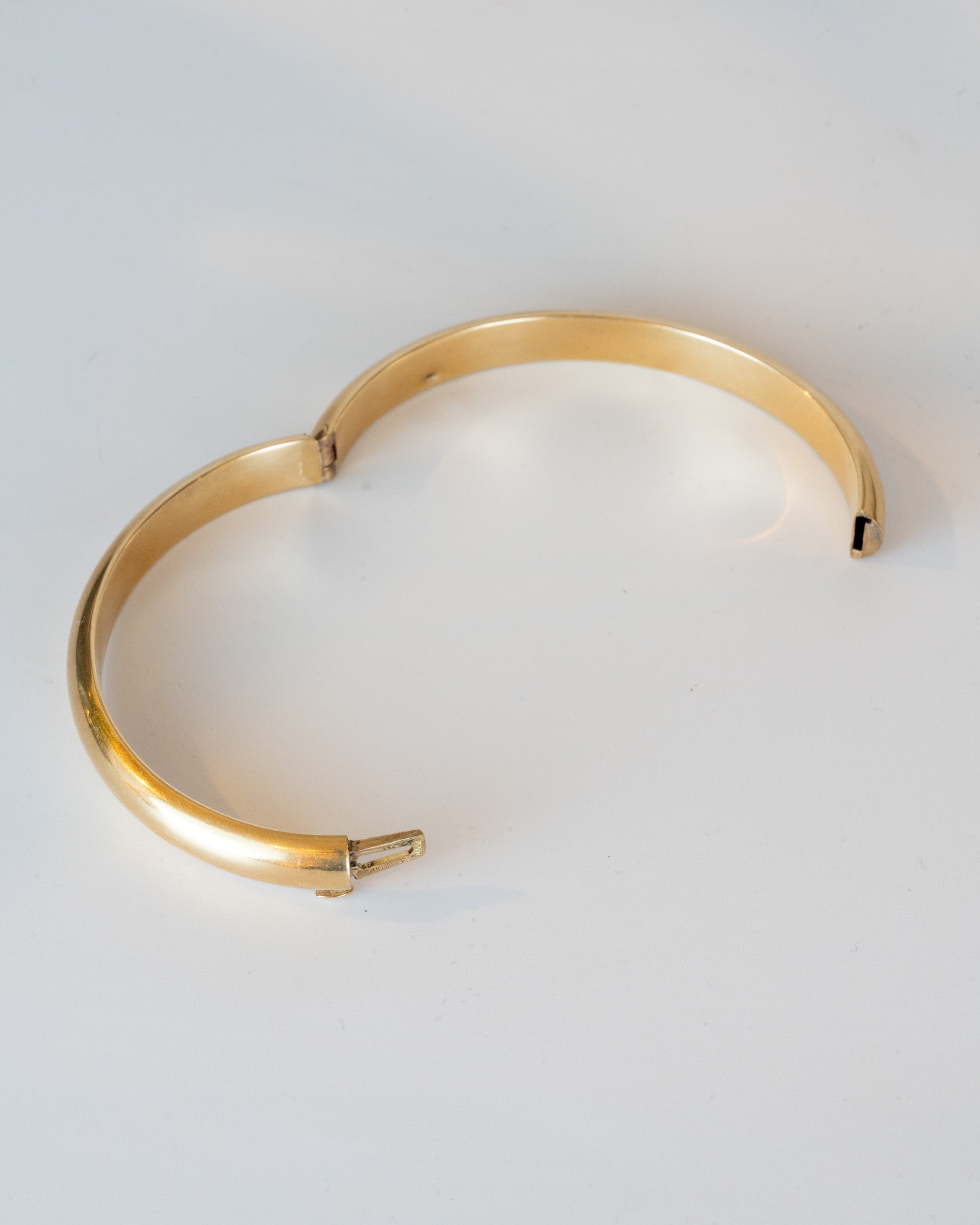 Tiffany & Co 14k Hinged Bangle