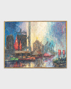 American Modernist Abstract Painting By John Frederick Helm, Jr