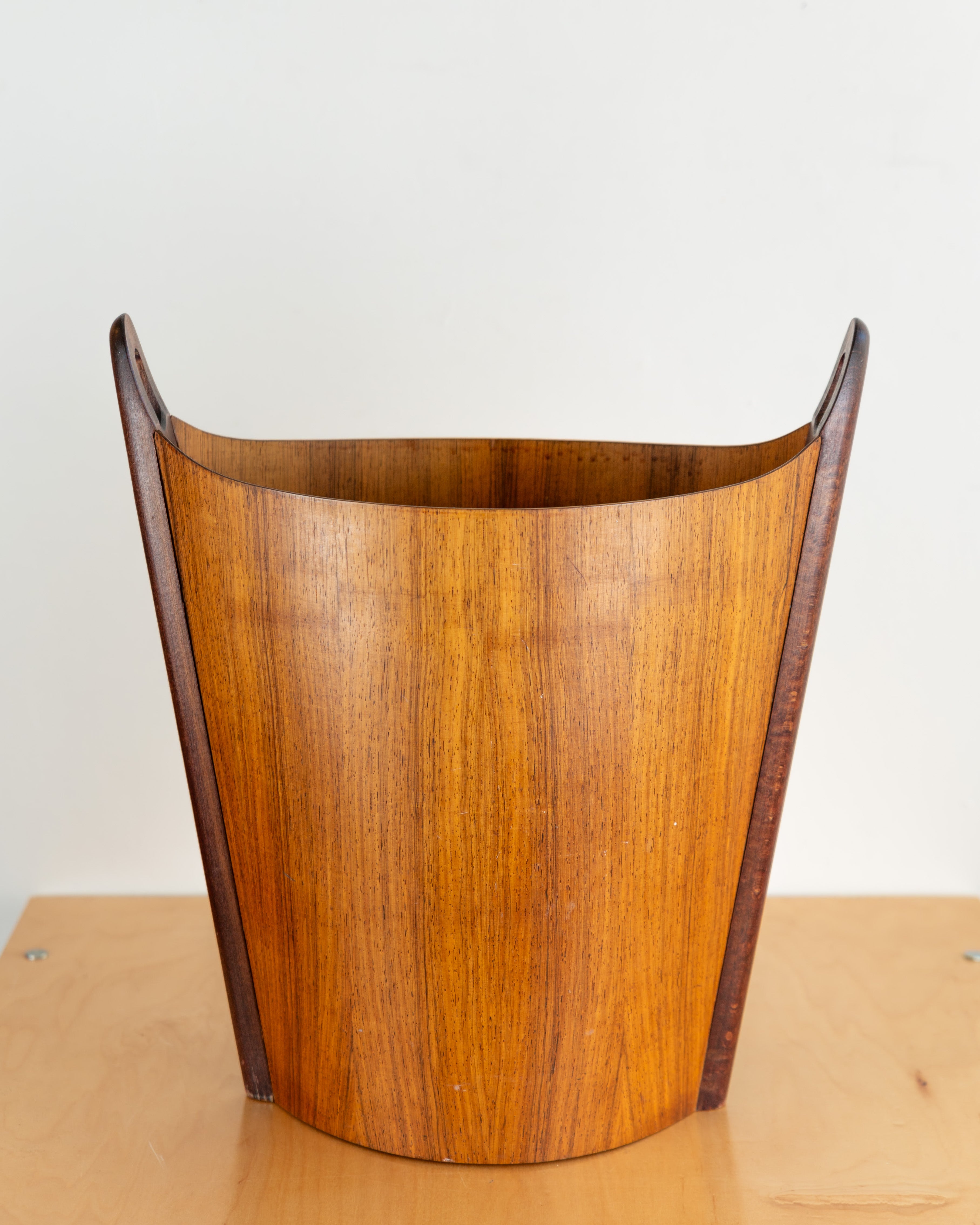 Einar Barnes for PS Heggen Teak Wastebasket
