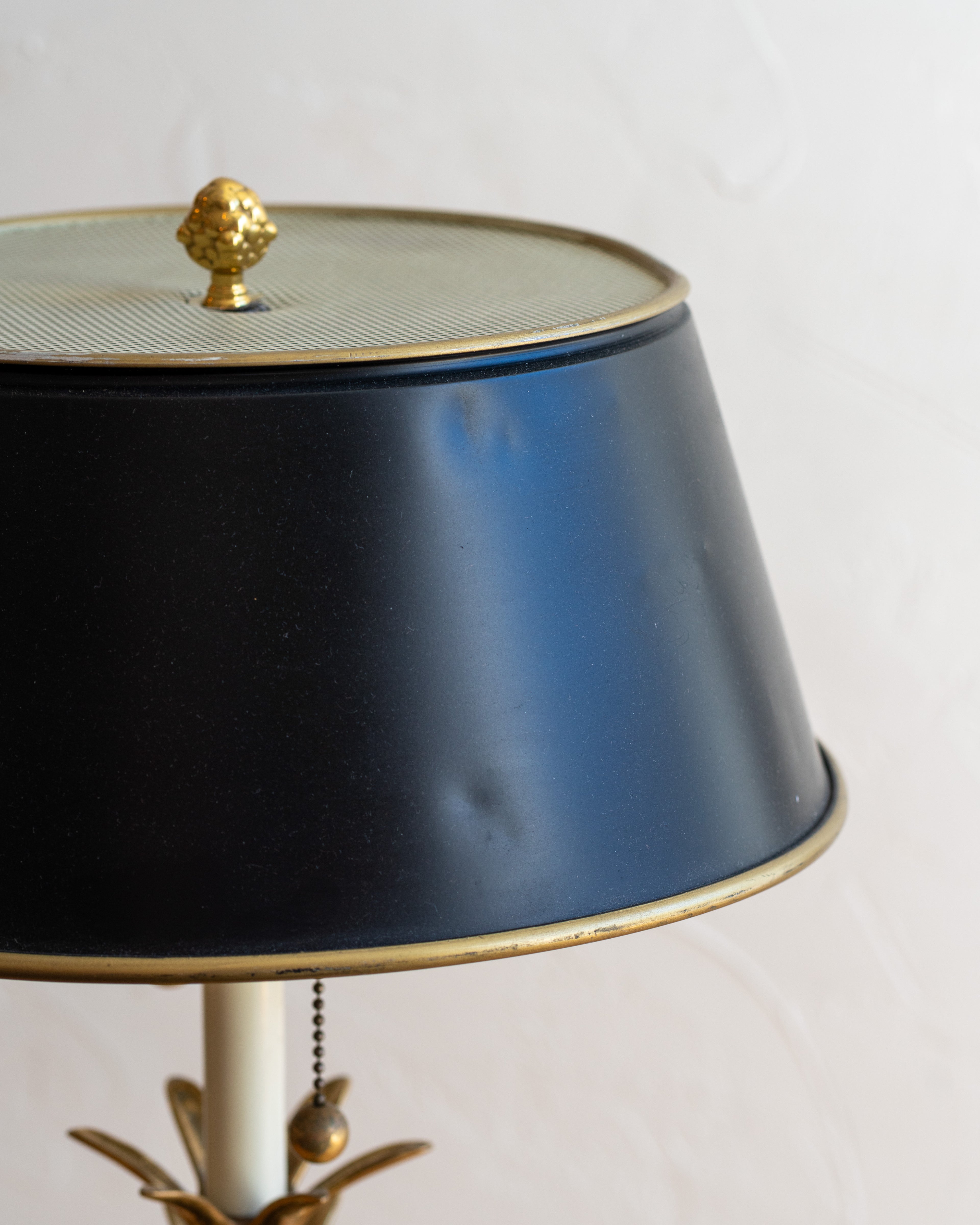 Vintage 1970's Solid Brass Pineapple Lamp