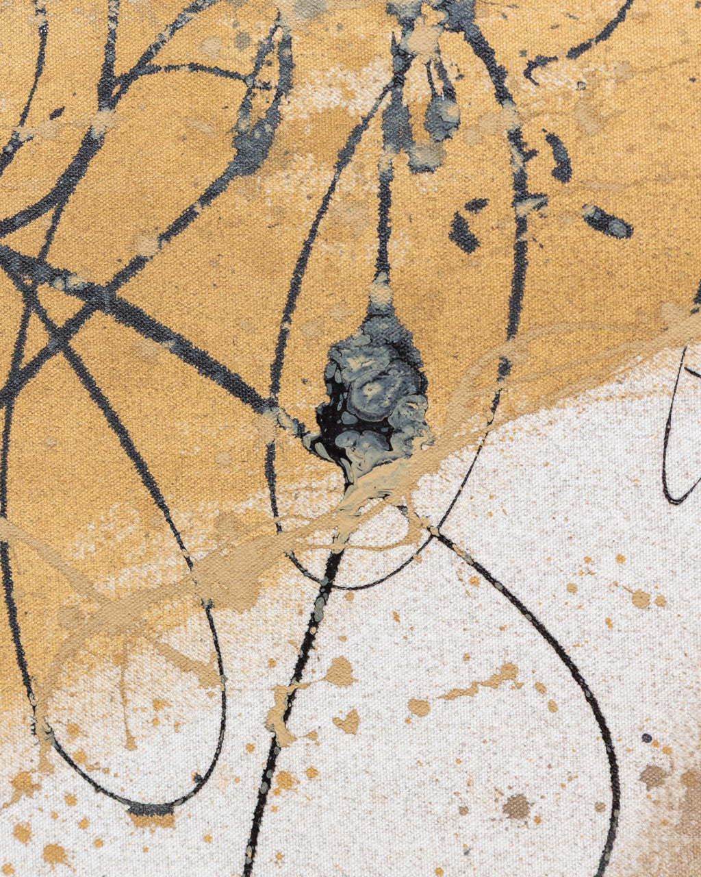 "Organic Upside Down Natural Language" Painting, Unknown Artist