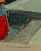 1920's Oil on Board from Viareggio, Italy by F. Marchi