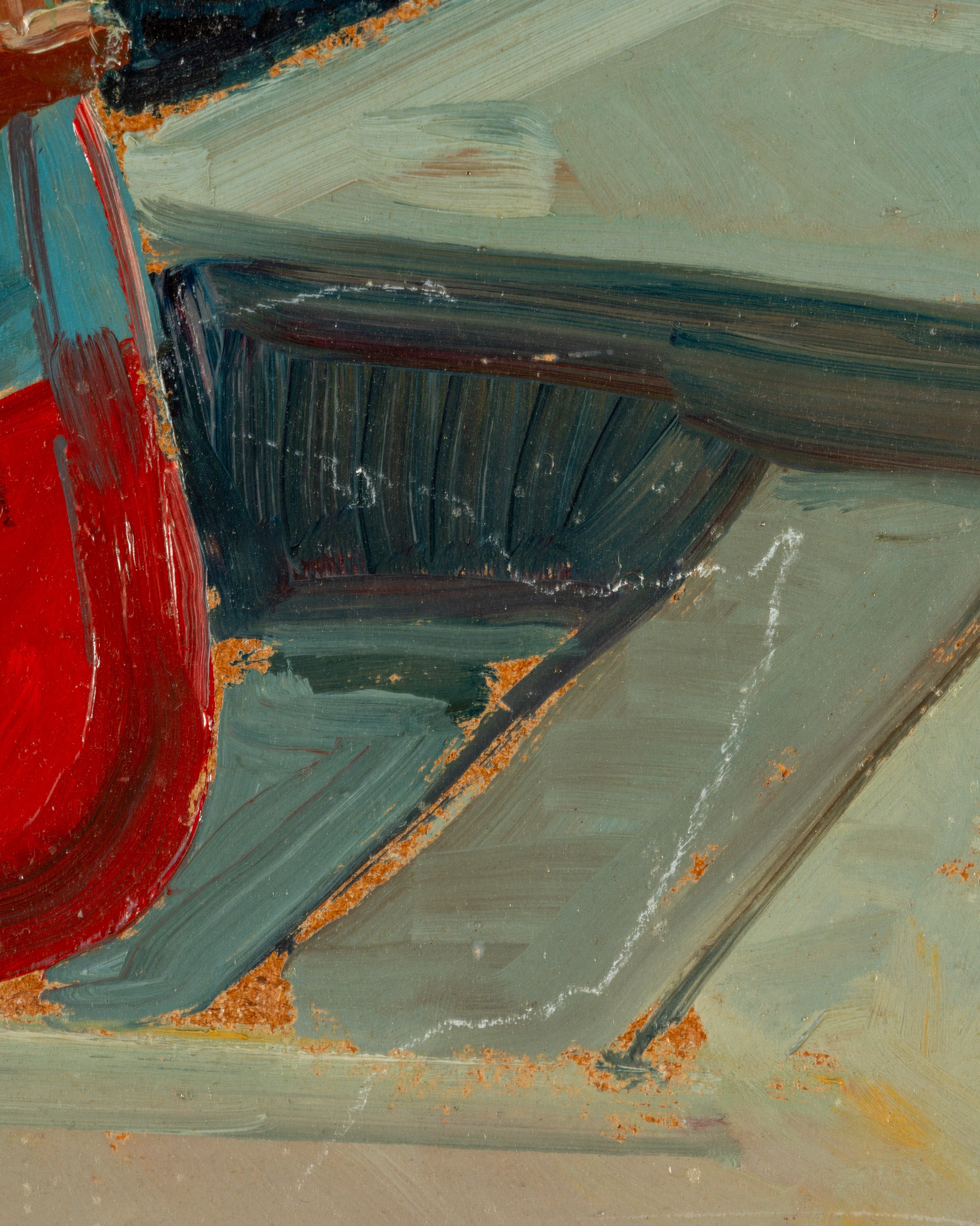 1920's Oil on Board from Viareggio, Italy by F. Marchi