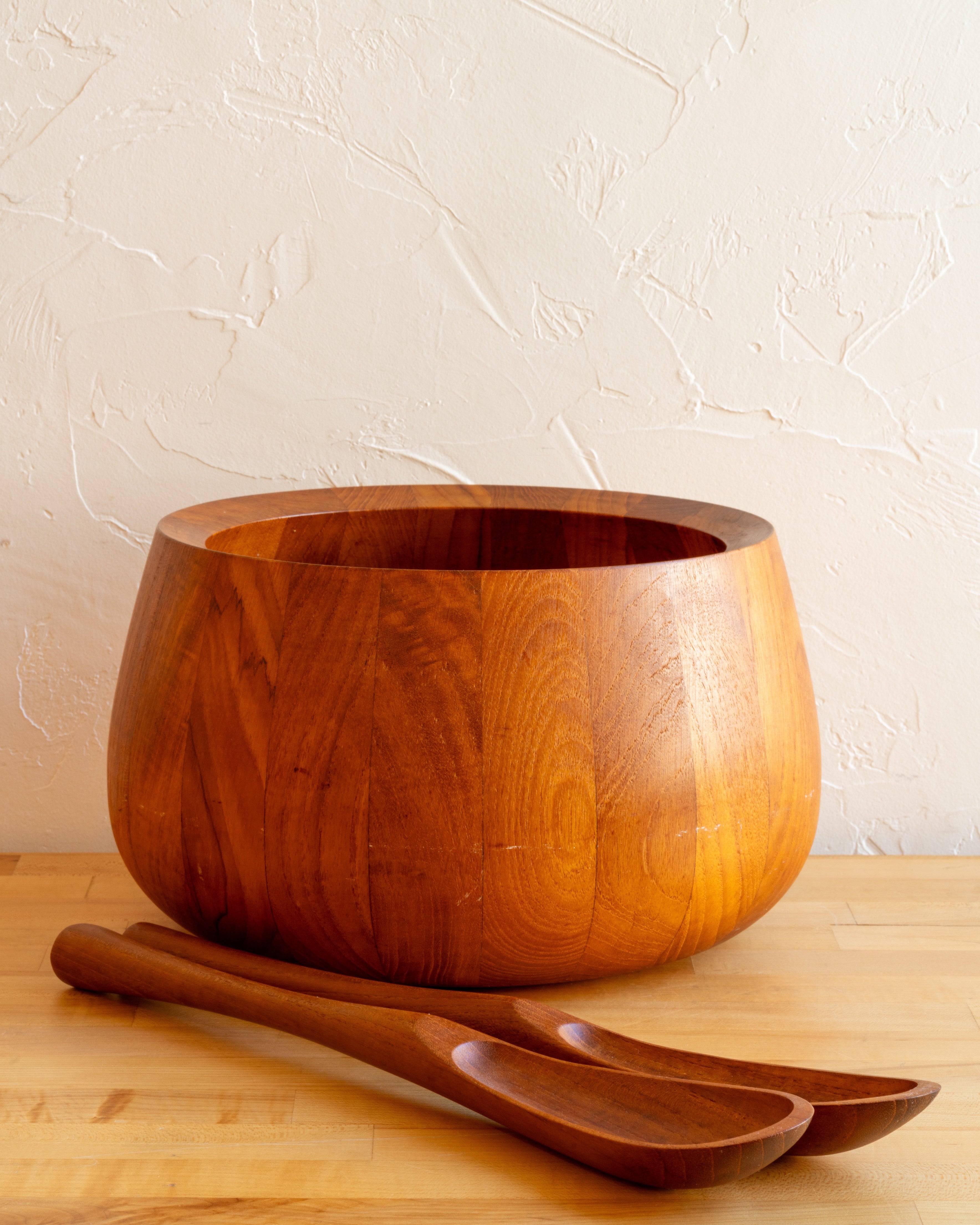 Dansk Teak Salad Set Danish Modern