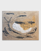 "Organic Upside Down Natural Language" Painting, Unknown Artist
