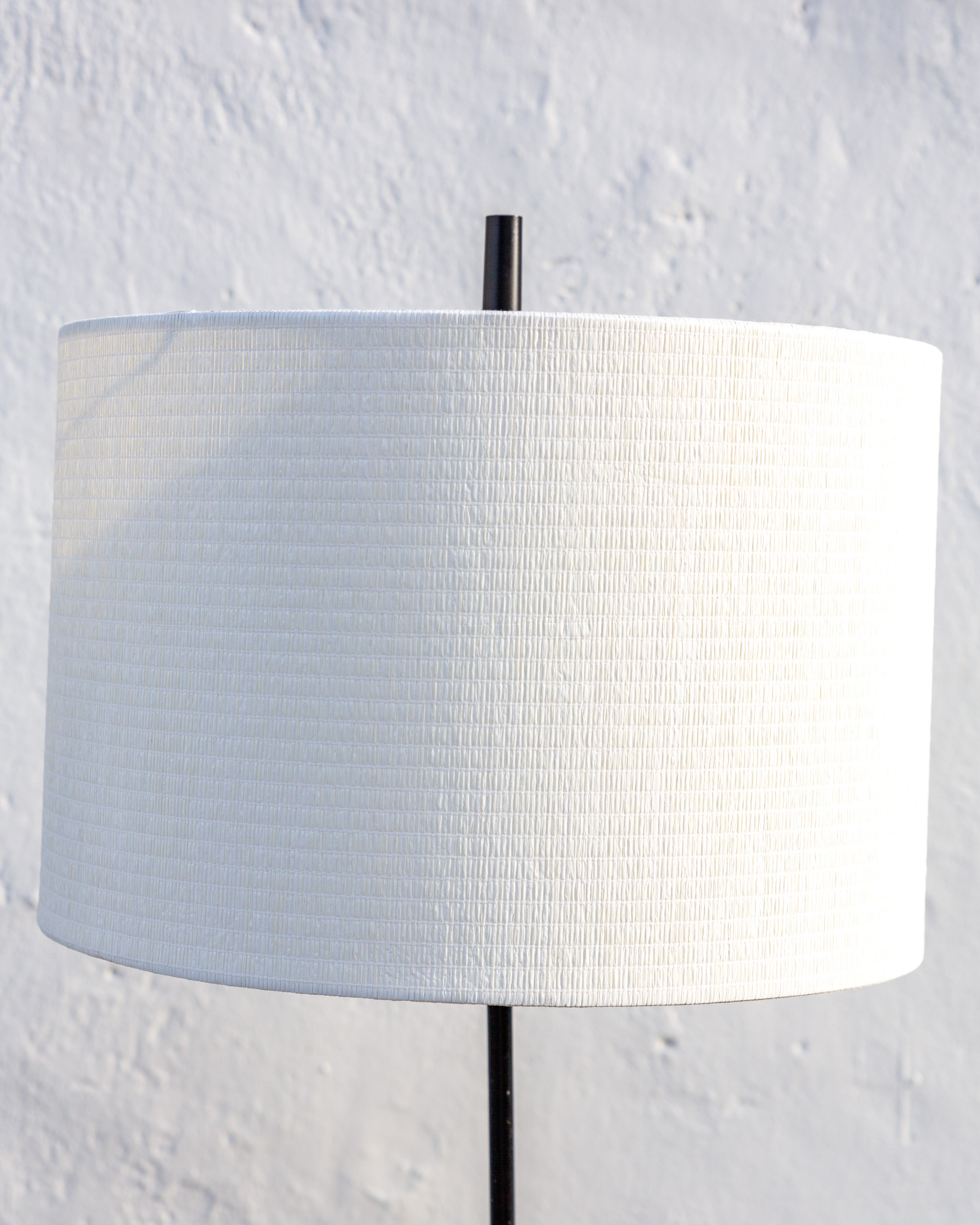 Vintage Minimalist Floor Lamp with Iron Base