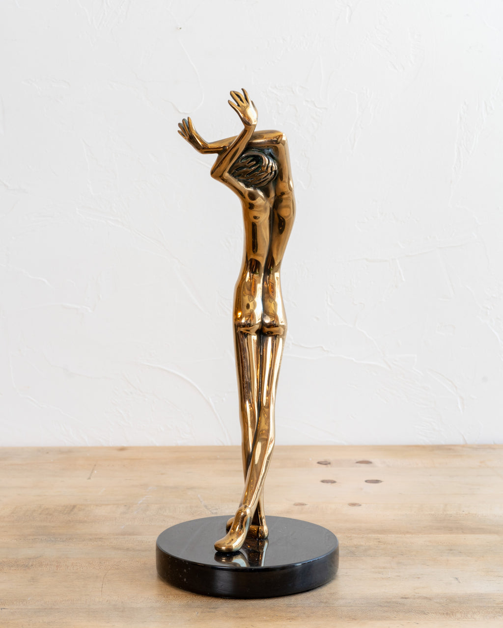 Circa 1982 Bronze Female Ballerina Sculpture By Tom & Bob Bennett