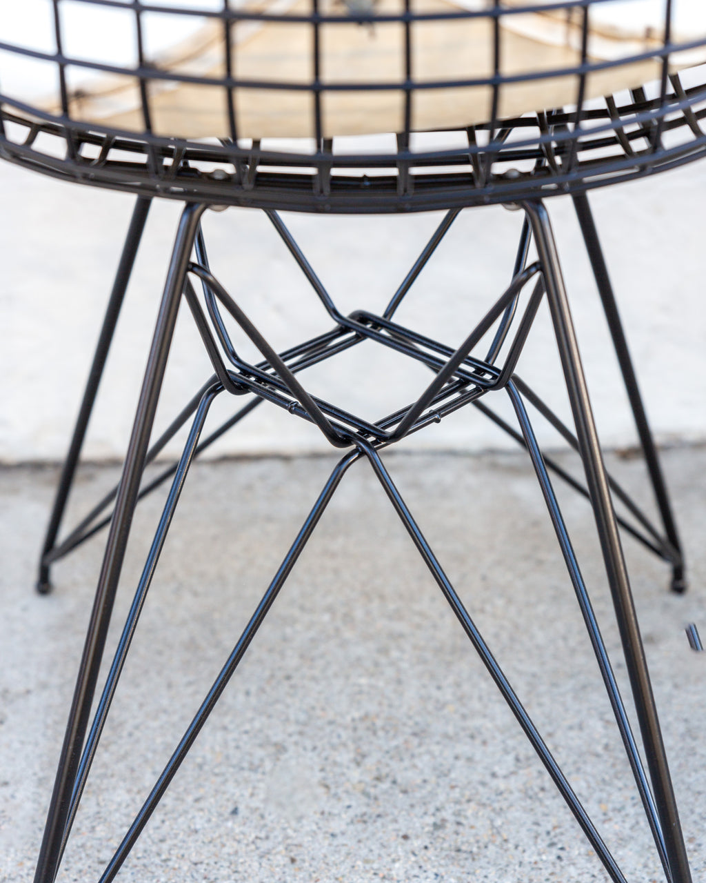 Eames DKR-2 Early 1950's New Powder Coat with Original Cushions