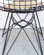 Eames DKR-2 Early 1950's New Powder Coat with Original Cushions