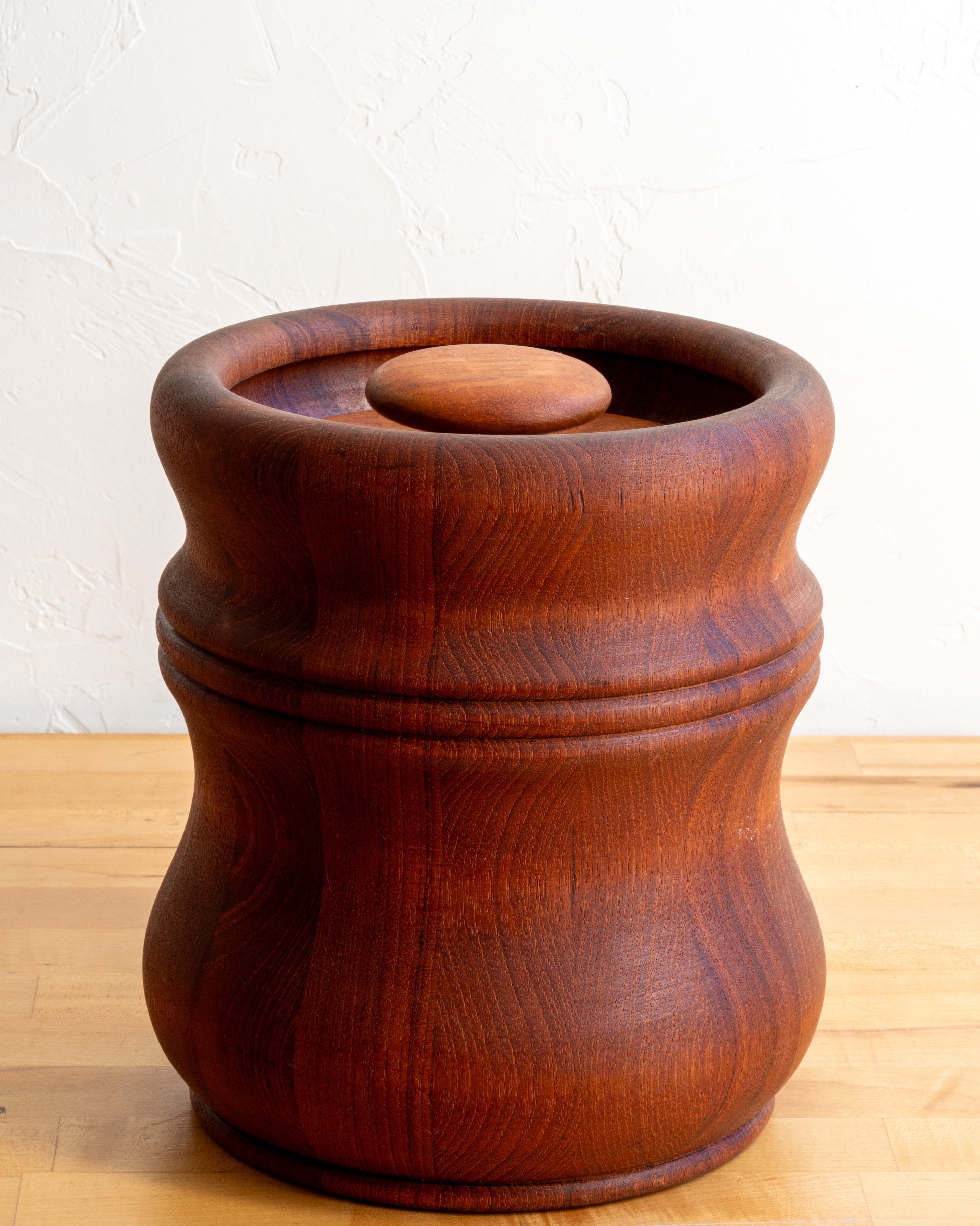 1960's Richard Nissen Danish MCM Ice Bucket with Black Insert