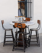 Industrial Stools, Set of 4