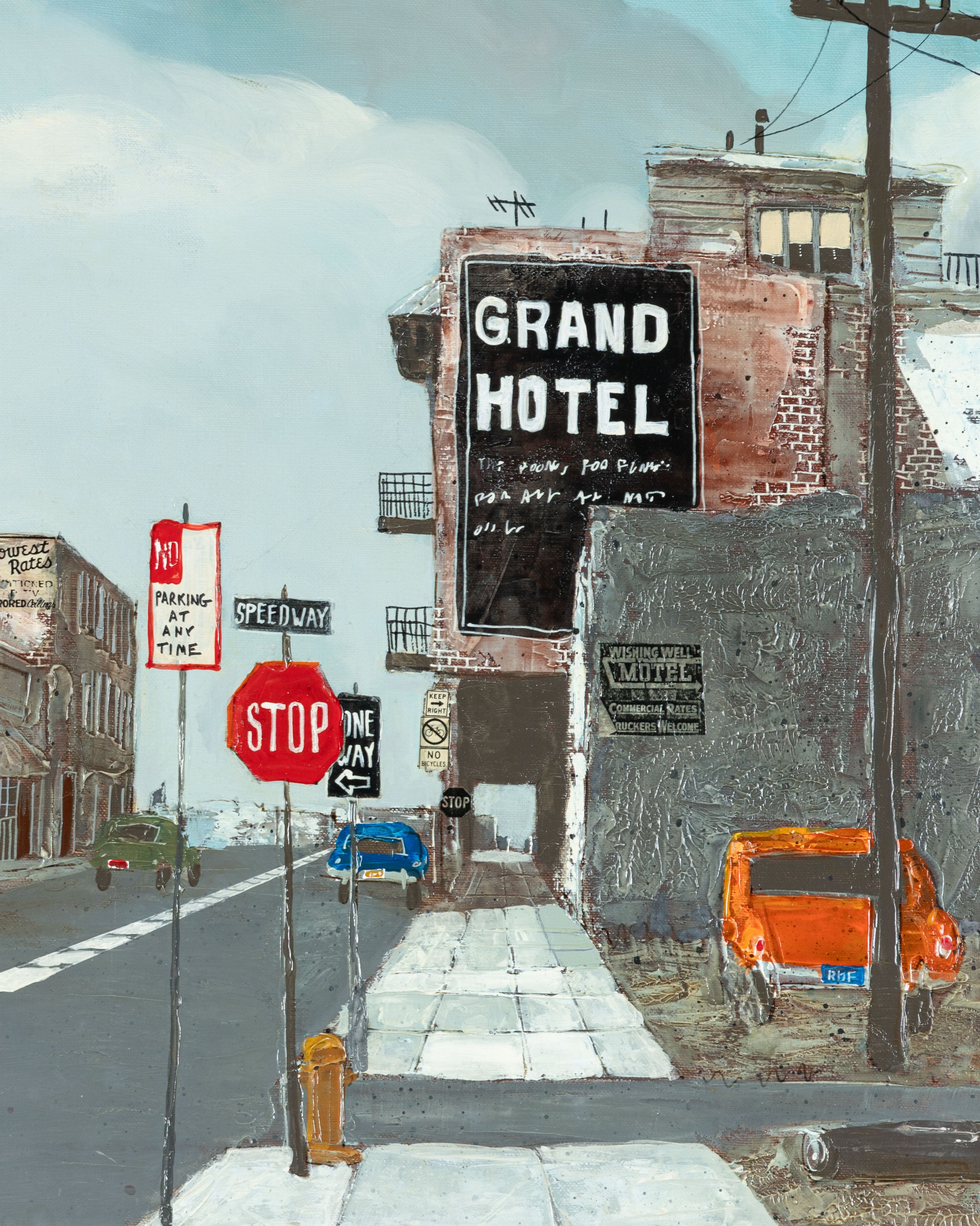 Oil on Canvas by Robert David Farrington (1924-2011) Venice, CA