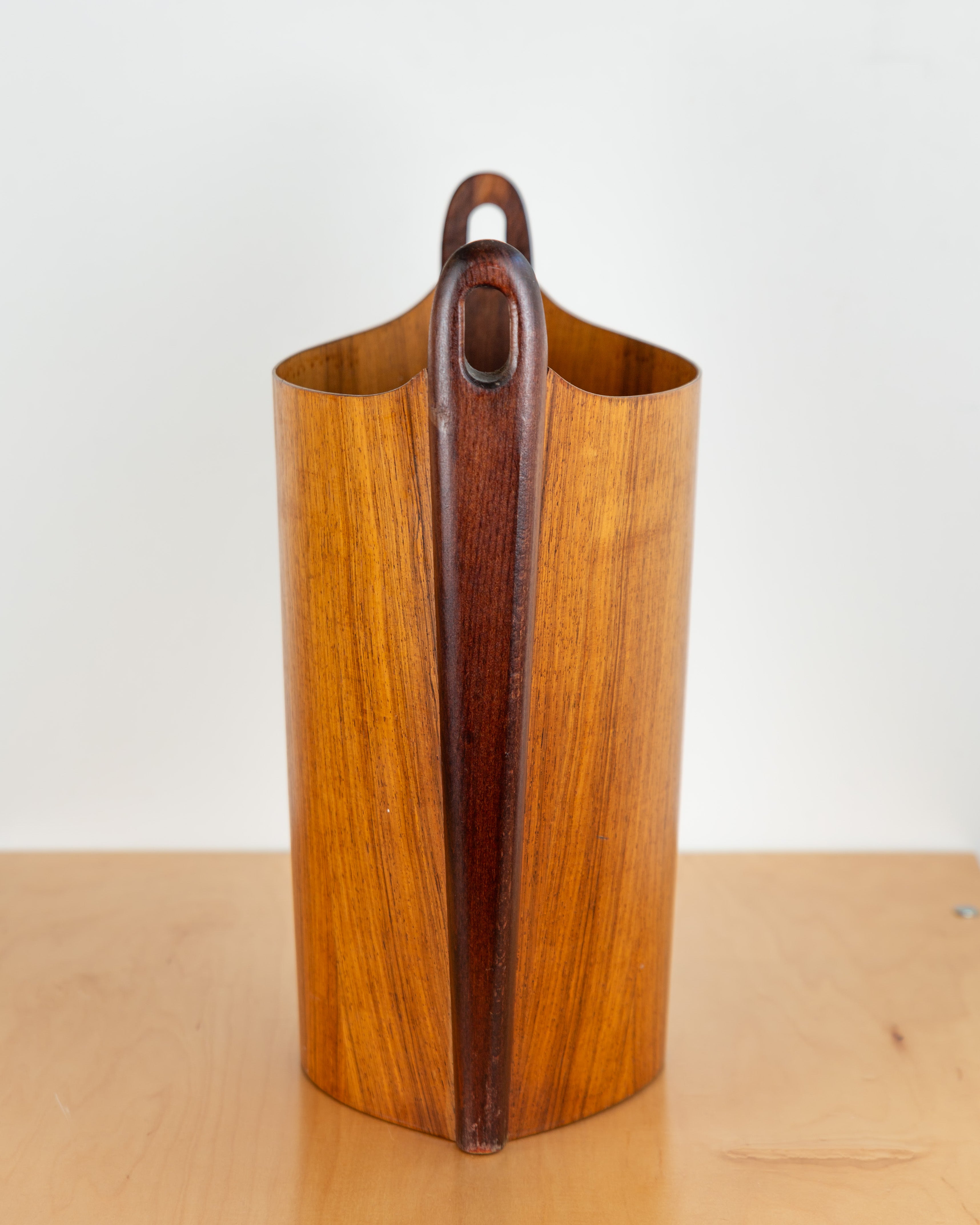 Einar Barnes for PS Heggen Teak Wastebasket