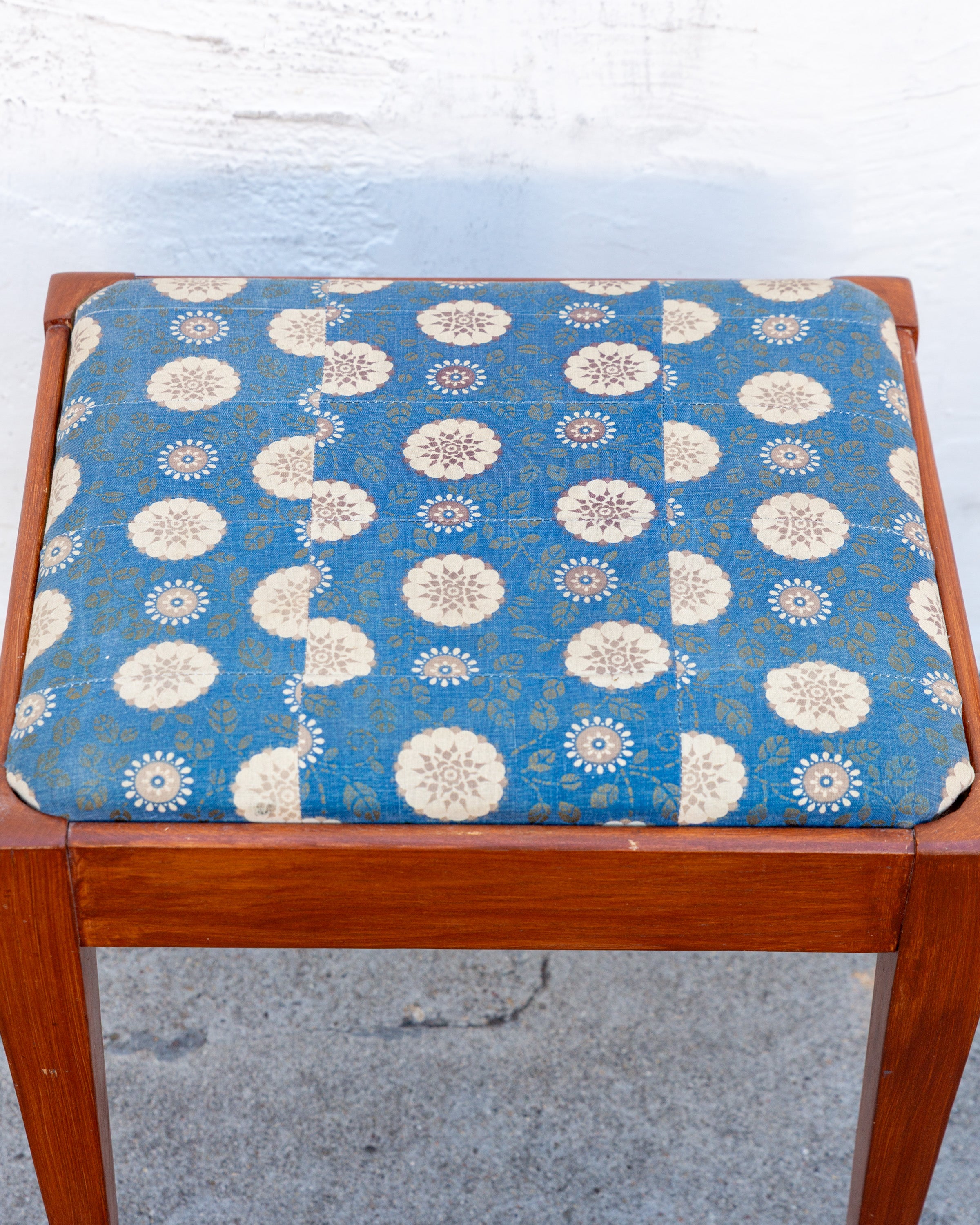 Vintage Sewing Stool with Storage