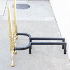 Monumental French Regency Andirons From The Late 18th Century - A Pair