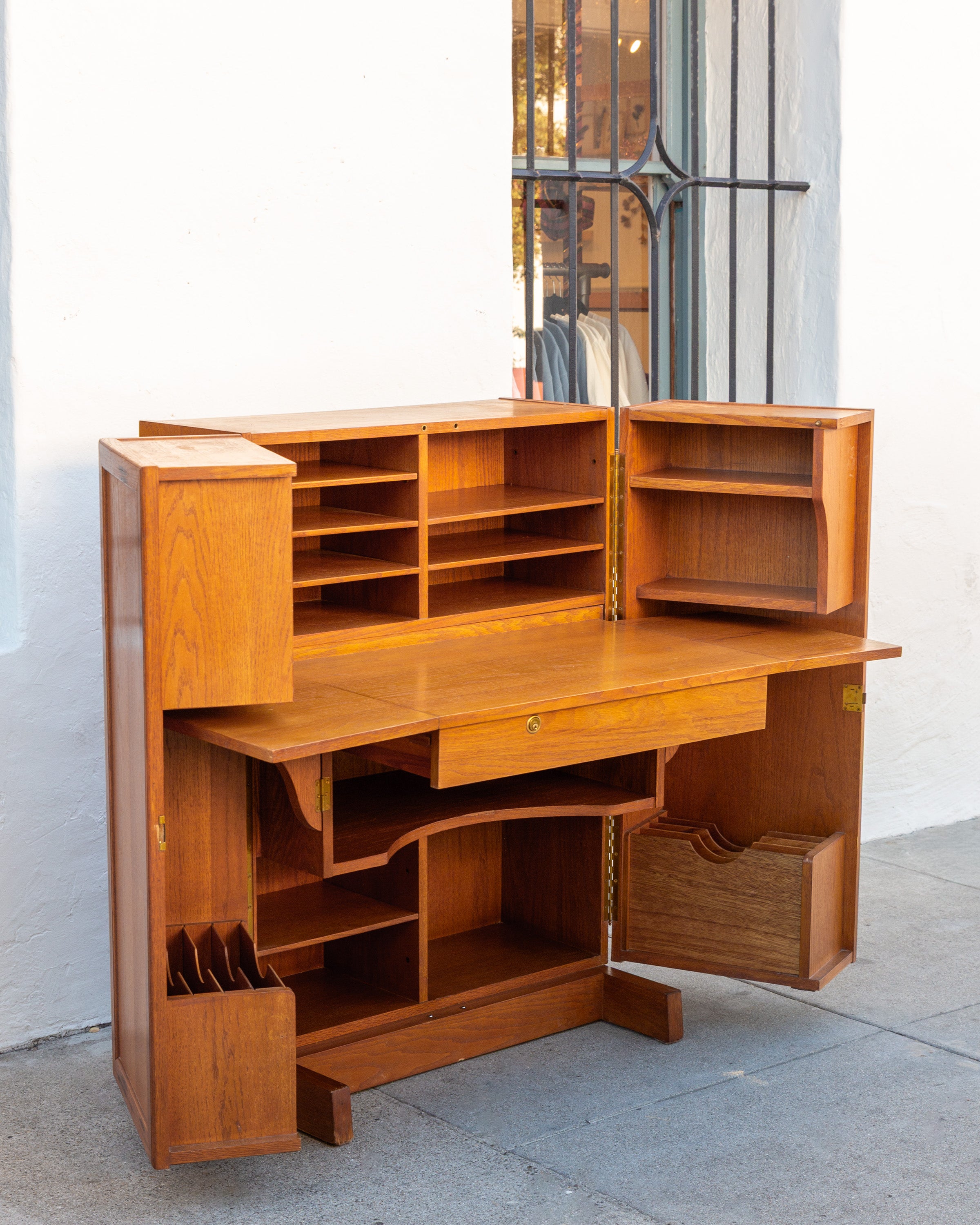 Mid-Century Scandinavian Magic Box Desk