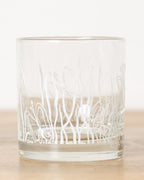Mid Century Modern Georges Briard White Butterfly Glasses (Set of 8)