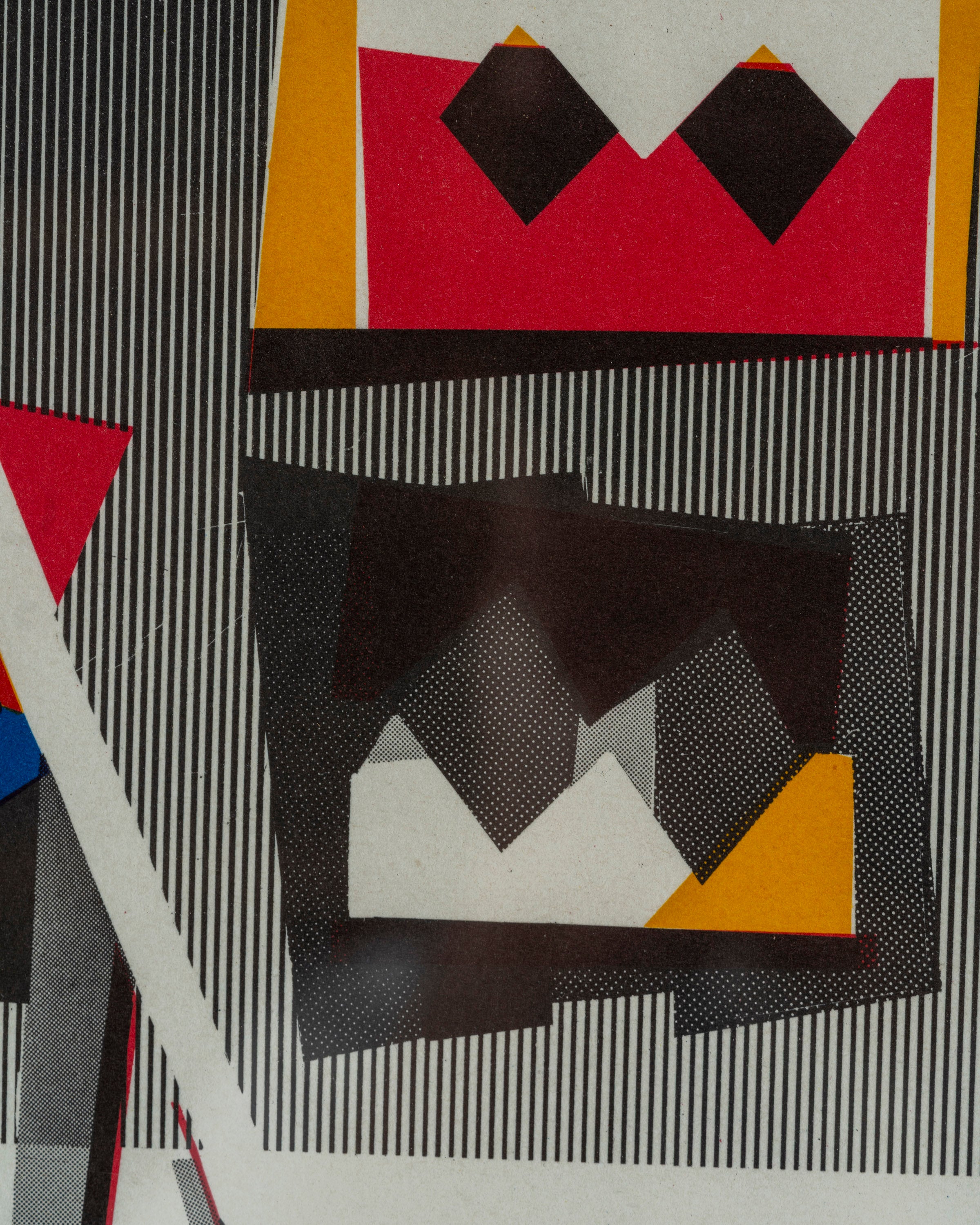 Vintage 1976 Jacob Wexler Abstract Lithograph