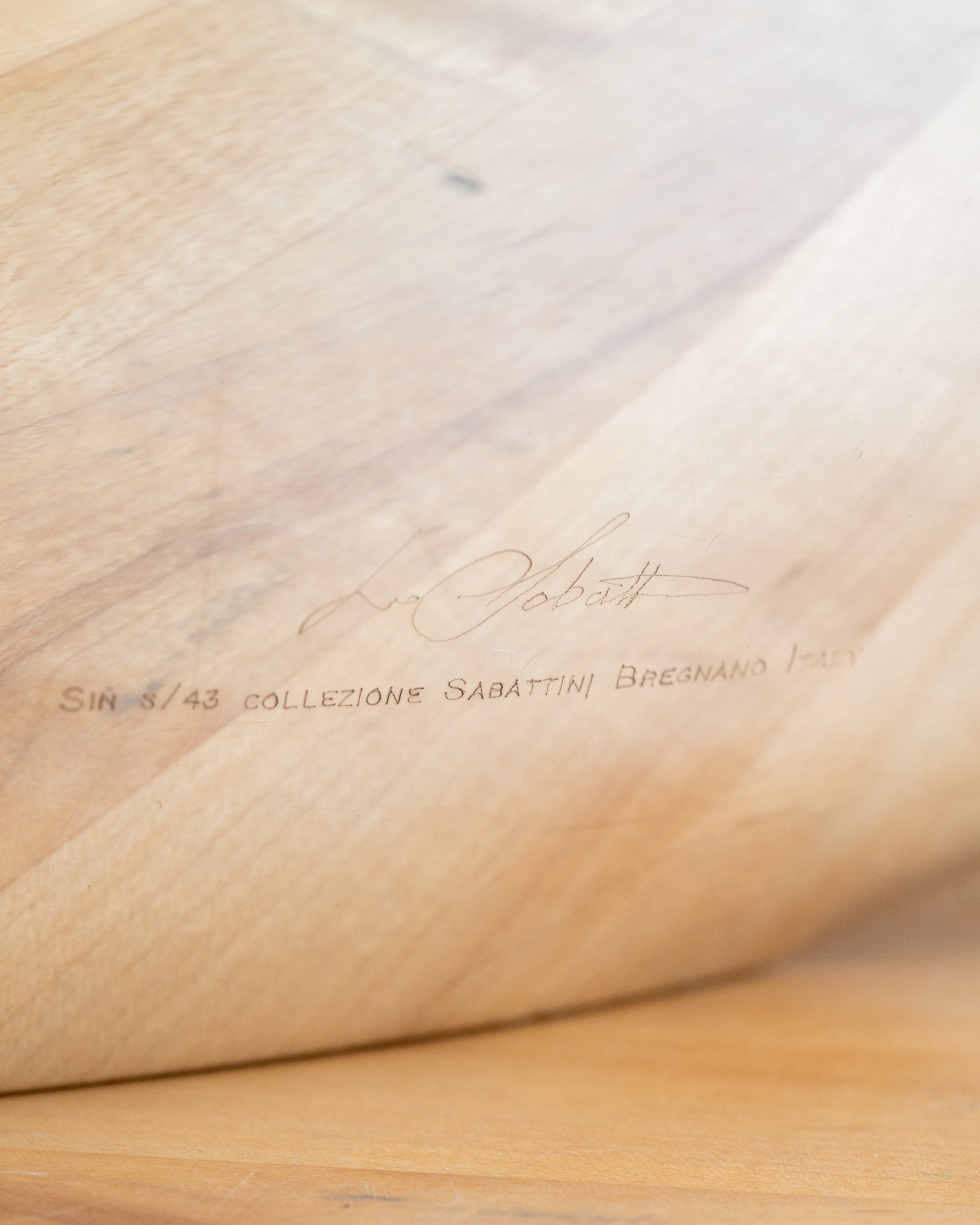 Italy c. 1976 Silver Plate Sin Vase Signed Lino Sabattini