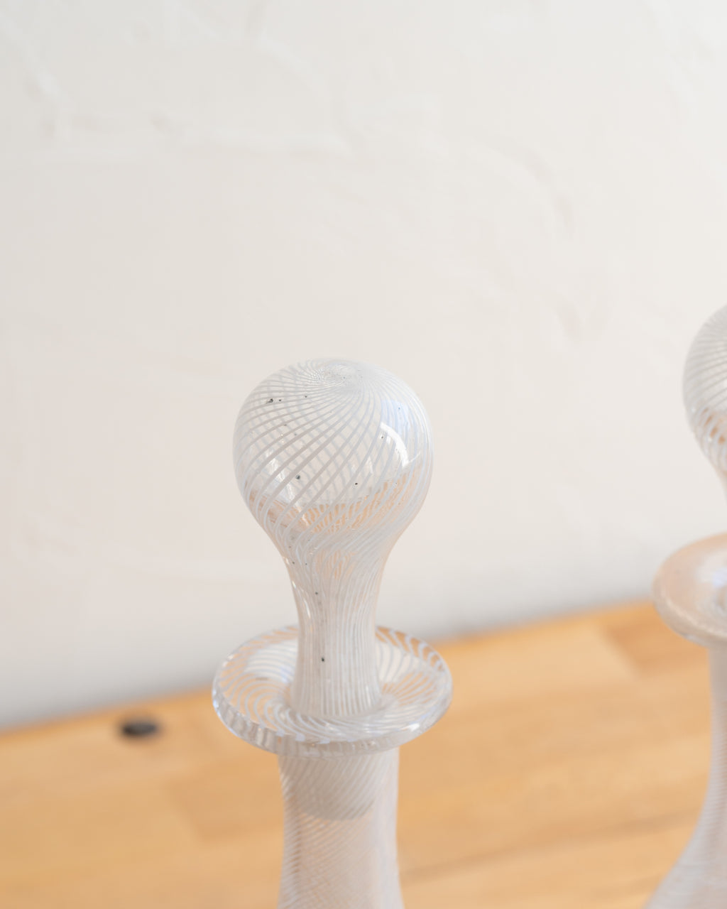 Pair of Murano Stopper and Bottles