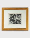 Vintage 1950s Framed Abstract Lithograph by Ted Kloski Entitled: The Griffin