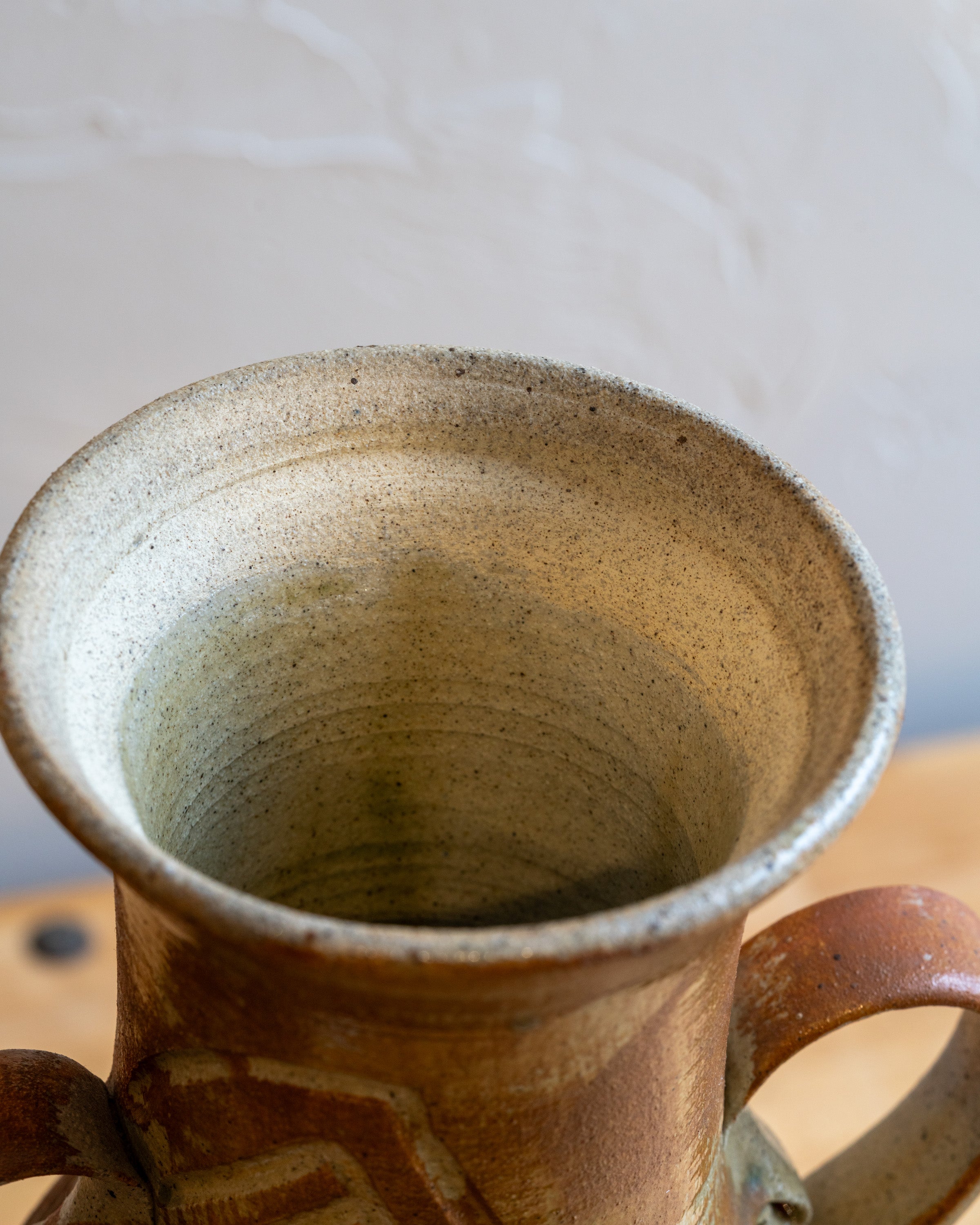 Tall Studio Pottery Vessel by Eric Kinsey