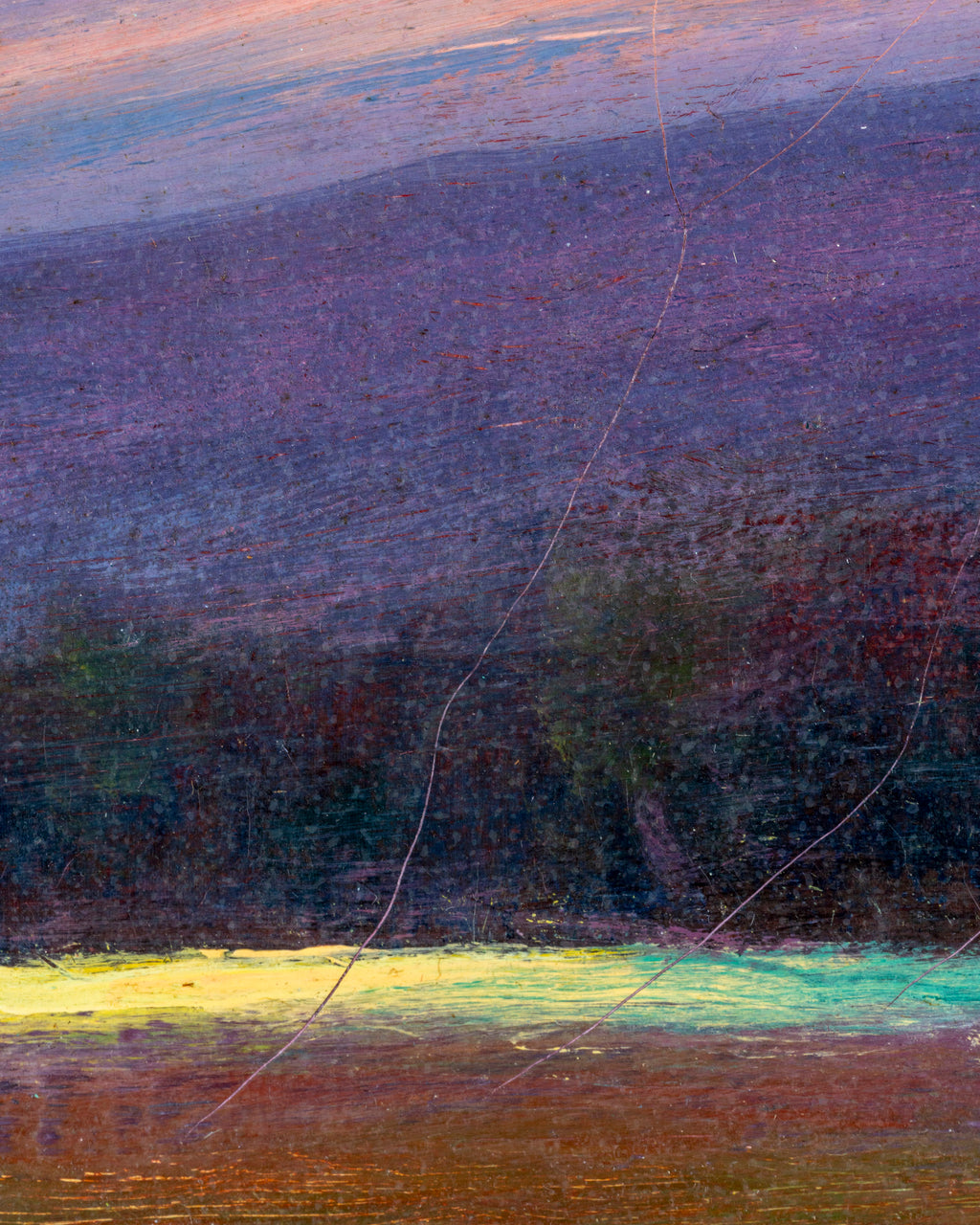 Vintage Landscape Painting "Twilight"