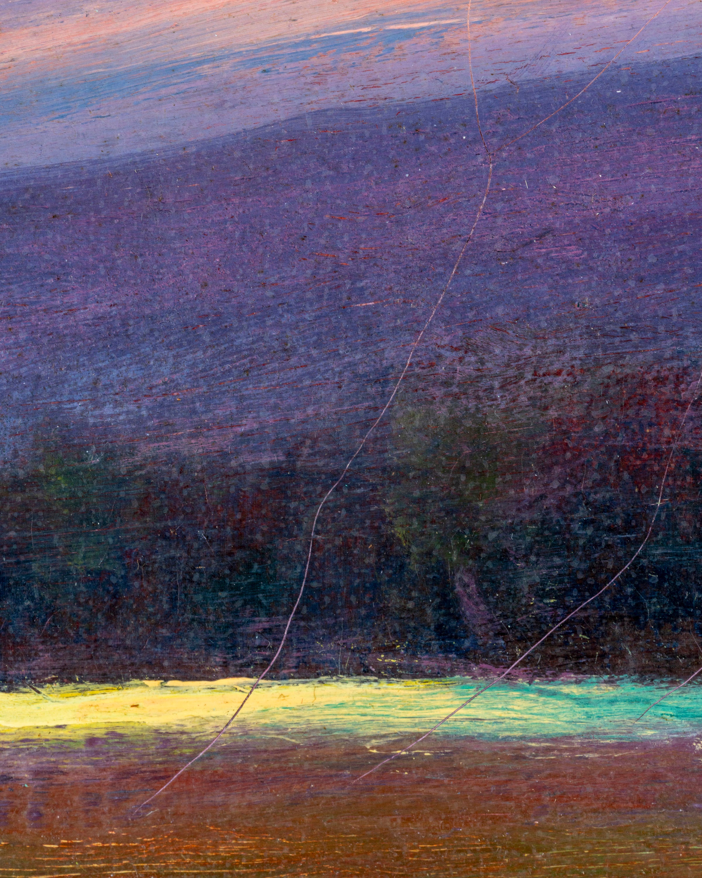 Vintage Landscape Painting "Twilight"