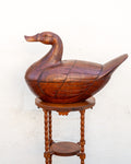 Giant Carved Duck Box