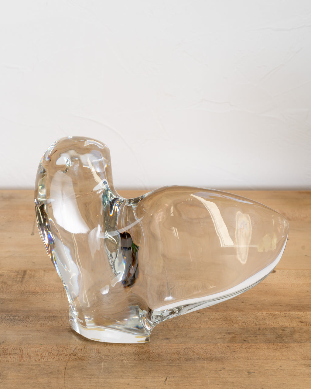 Vintage 1970's Baccarat Owl by Robert Rigot Sculpture (Itd. Ed. 9\12)