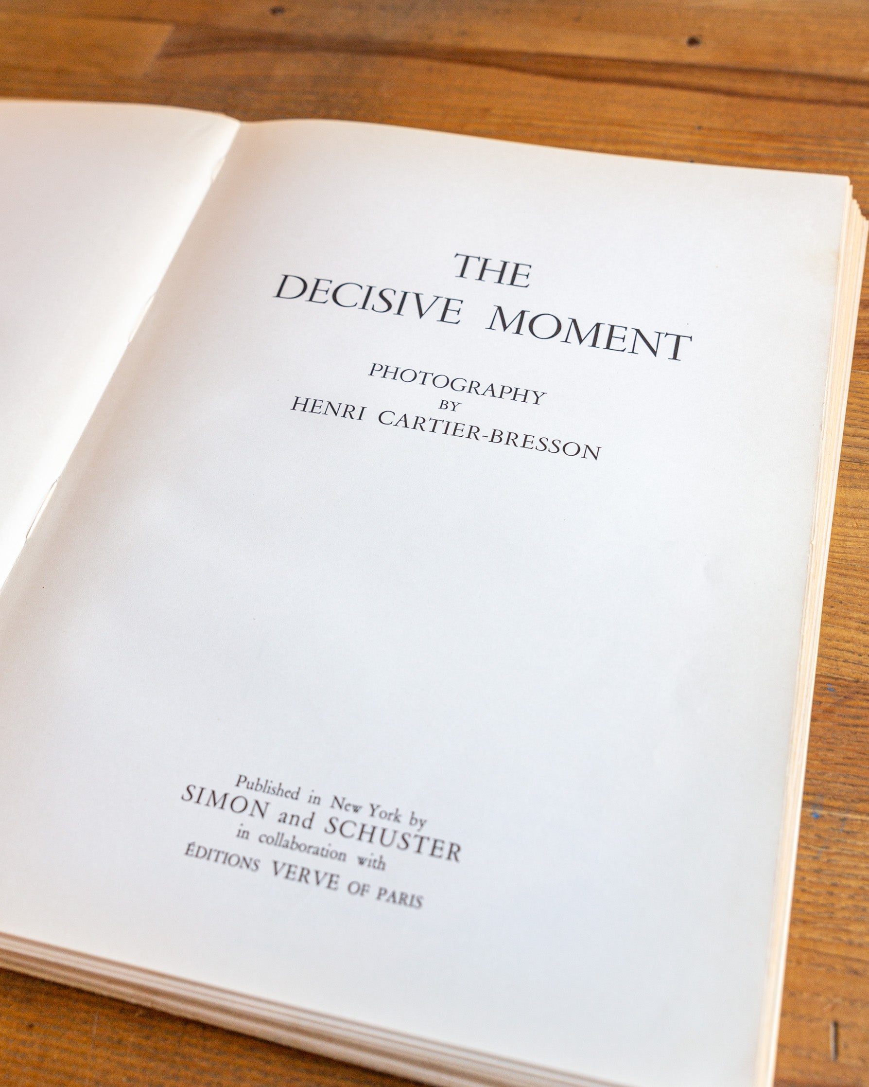 Henri Cartier-Bresson, The Decisive Moment, First Edition — The