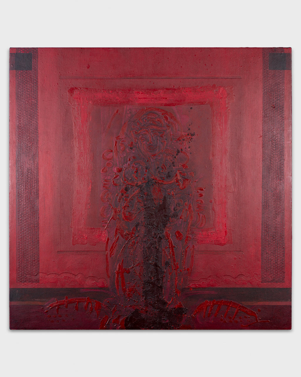 Oil On Canvas By Mexican Modernist Alfonso Lopez Monreal