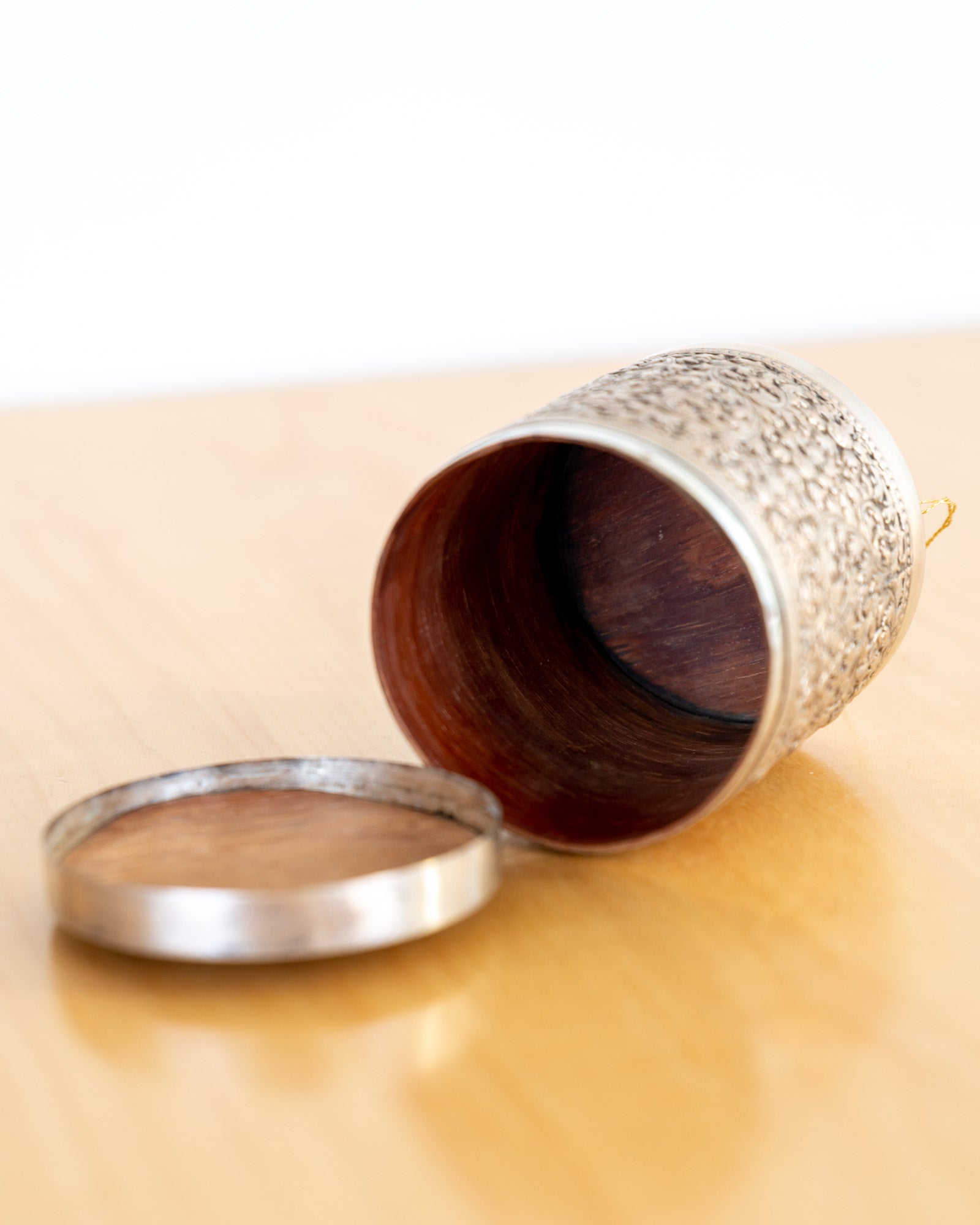 Old Thai 900 Silver Jar Tea/Tobacco