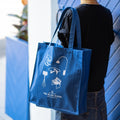 The Blue Door Canvas Tote - Blue