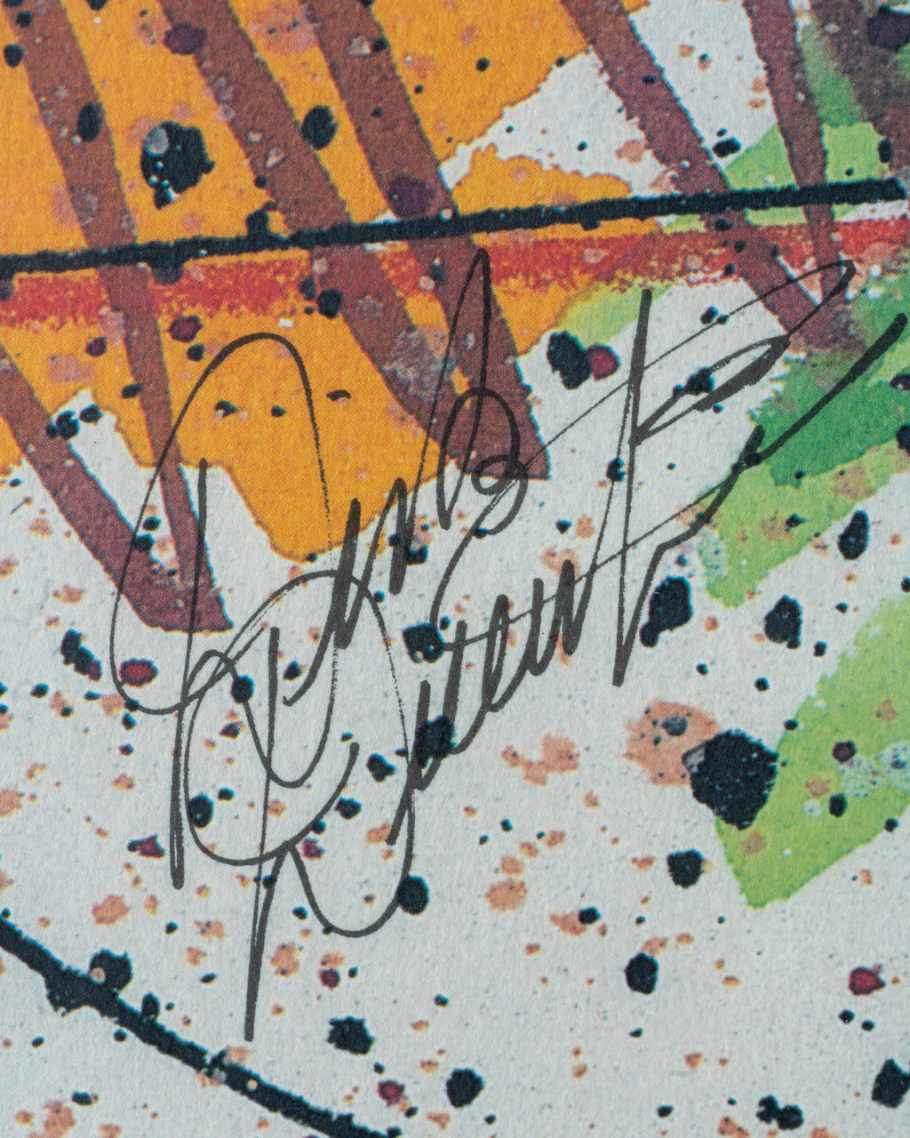 Vintage Mickey & Nordstrom Signed Poster Framed