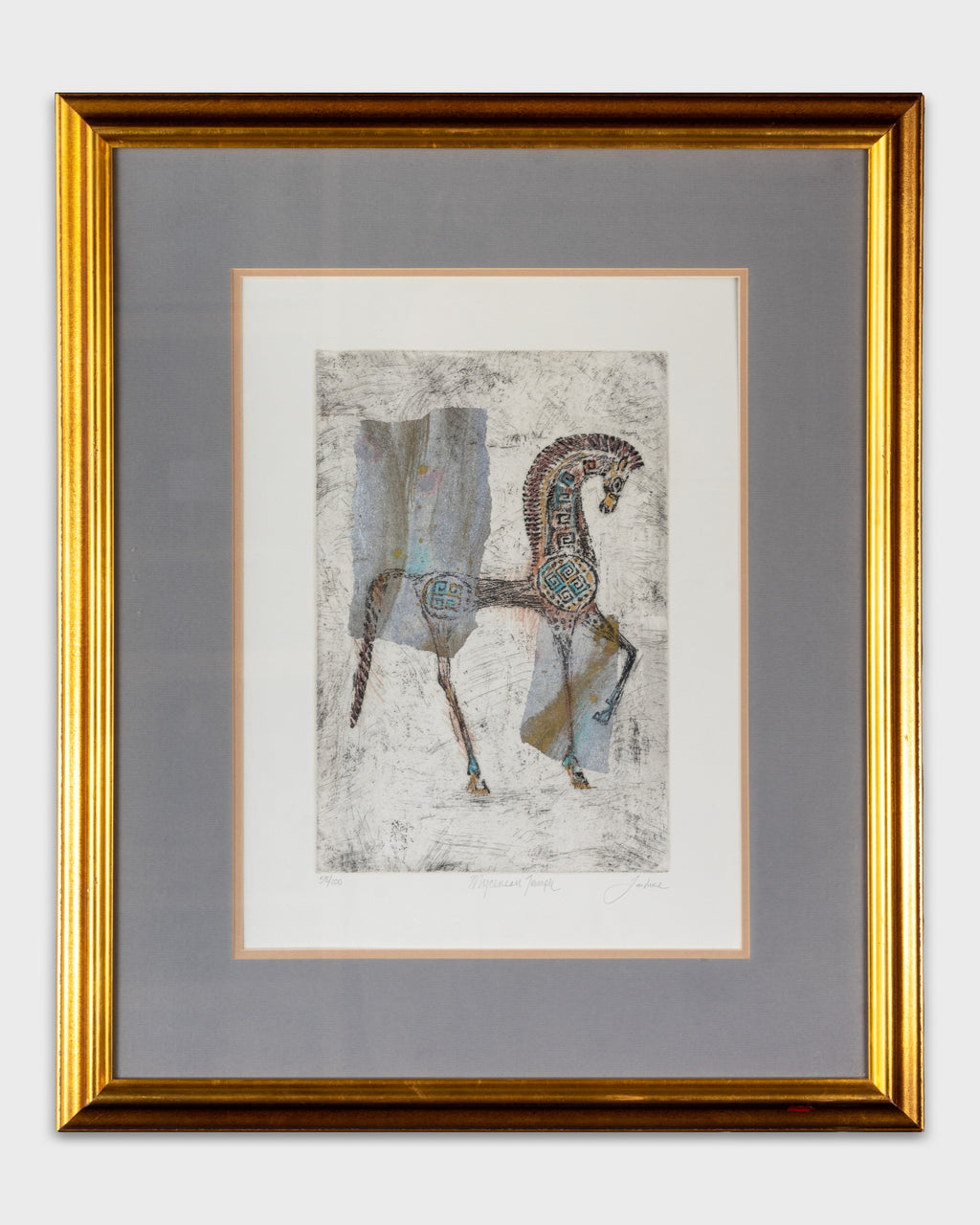 Signed Serigraph Horse