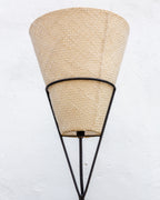 Original Early 1950s Carl Aubock Vice Versa Iron Floor Lamp