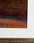 Vintage Landscape Painting "Twilight"